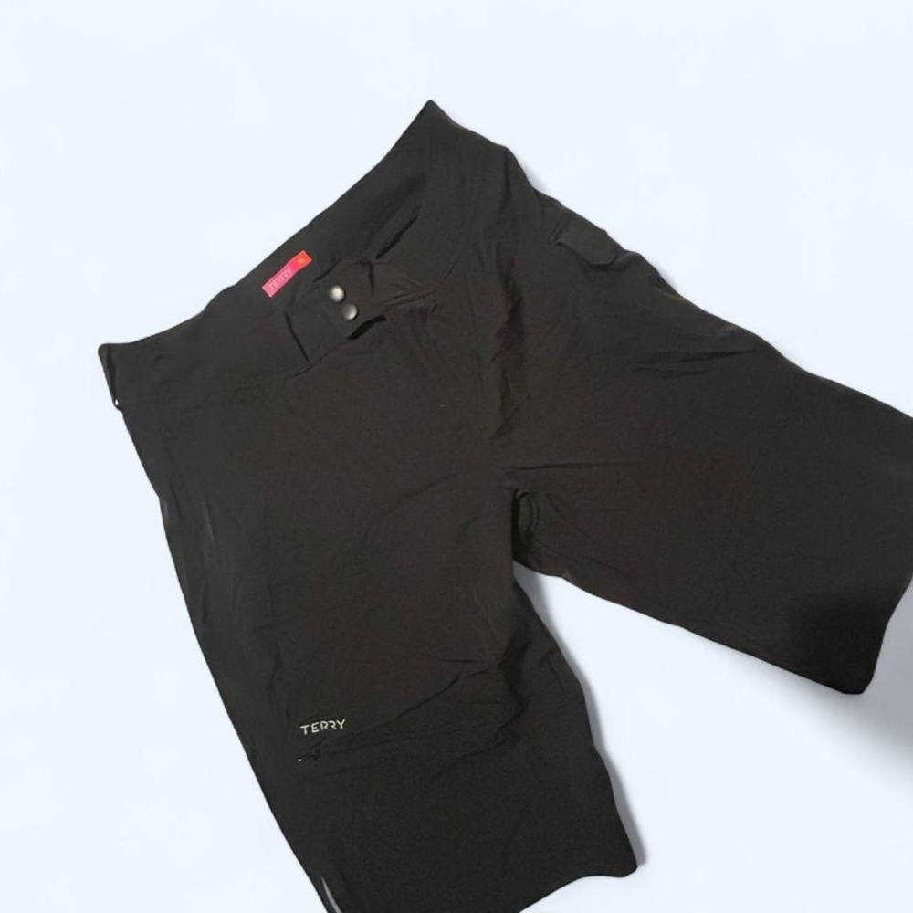 Women's Terry sport size XL Bermuda shorts black EUC